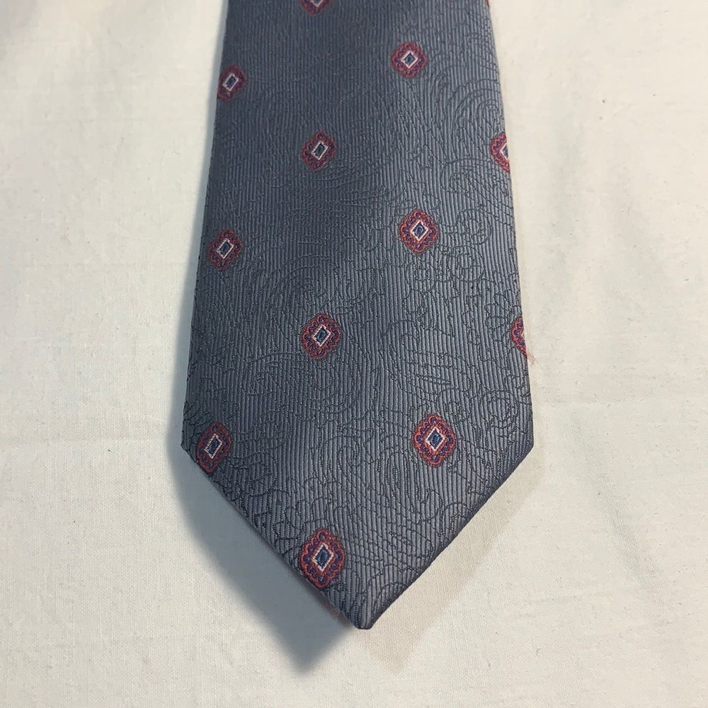 3for$20 gray red tie wemsilk wembley